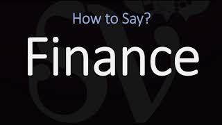 How to Pronounce Finance 3 WAYS British amp American English Pronunciation [upl. by Limaj]