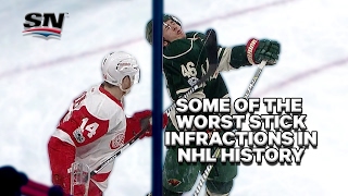 Five of the worst stick incidents in NHL history [upl. by Johnsten]