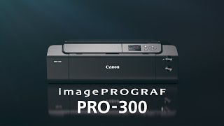 Canon imagePROGRAF PRO300 13” Professional Photographic Inkjet Printer [upl. by Leia671]