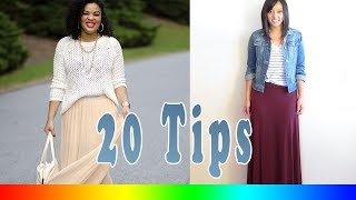 20 Style Tips On How To Wear A Maxi Skirt For Any Season [upl. by Kiehl]