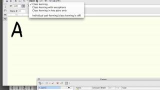 FontLab  Kerning Classes HD [upl. by Nosyk428]