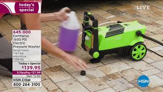 Earthwise 1600 PSI Electric Pressure Washer [upl. by Eneloj625]