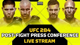 UFC 284 Makhachev vs Volkanovski PostFight Press Conference  MMA Fighting [upl. by Menzies610]