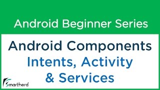 19 Android Tutorial  Application Components  ACTIVITY SERVICE INTENTS [upl. by Schacker]