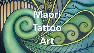 Maori Tattoo Art [upl. by Aynuat276]