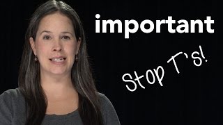 How to Pronounce IMPORTANT  American English [upl. by Htilil]