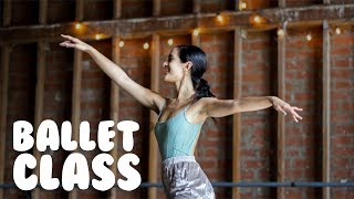 Ballet Class For Beginners  How To Do Simple Ballet Moves With trainwithkendall [upl. by March56]