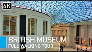 Virtual Tour of British Museum London UK  Walking Inside British Museum [upl. by Singhal769]