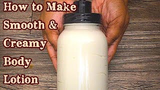 DIY Moisturizing Lotion Recipe EASY  HOW TO MAKE LOTION AT HOME FOR BEGINNERS [upl. by Ytisahc]