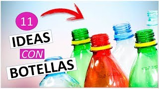 11 Manualidades Fáciles con BOTELLAS DE PLÁSTICO TRUCOS QUE TIENES QUE INTENTAR [upl. by Gilberta]