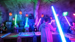 Build a Lightsaber at Savis Workshop  Disney World  Full Show [upl. by Nirag767]