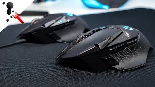 Logitech Wireless G502 LIGHTSPEED Comparison Review [upl. by Anil]