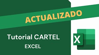 Tutorial hacer CARTELES con Excel ACTUALIZADO [upl. by Paver]