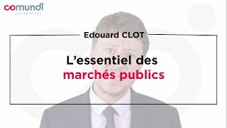 L’essentiel des marchés publics [upl. by Corabelle]