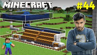 AUTOMATIC SUPER SMELTER FOR MY STONE FARM  MINECRAFT GAMEPLAY 44 [upl. by Sykleb]