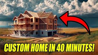 Building A Custom Home In 40 Minutes [upl. by Wernher230]