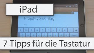 Tipp 7 iPad Tastatur Tipps [upl. by Nilhtac]