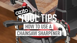 How to Sharpen Chainsaw Chain  Ozito Tool Tips PXCCSSS018 [upl. by Ybur]