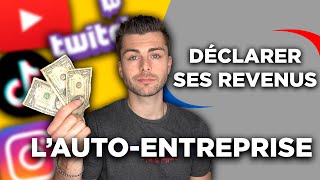 DÉCLARER SES REVENUS YOUTUBE  INSTAGRAM  TIKTOK  TWITCH  Autoentreprise  TestNologie [upl. by Adnalro]