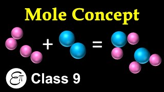 Mole Concept  Atoms and Molecules  12  in Hindi for Class 9 Science NCERT [upl. by Winchester]