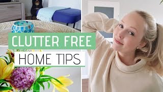 CLUTTER FREE HOME TIPS » 10 Habits for a clutterfree home [upl. by Tut]