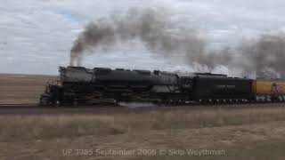 Union Pacific 3985 west to Wyoming [upl. by Tallbot]