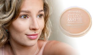 Rimmel Stay Matte Powder Review  Tips From A Makeup Artist on How to Use It [upl. by Jillane]