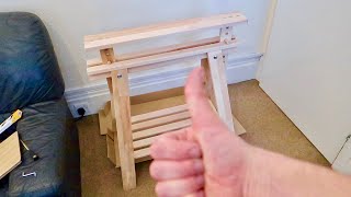 IKEA FINNVARD Trestle with shelf Assembly Full Build [upl. by Millard]