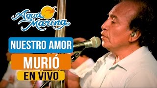 Agua Marina  Nuestro Amor Murió En Vivo [upl. by Yrallih]