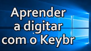 Como aprender praticar e treinar a digitação  digitar  Como usar o Keybr [upl. by Ylro]