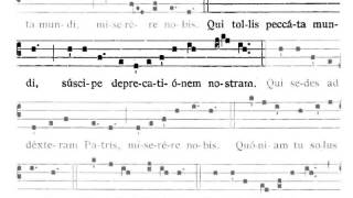 Gloria VIII from Missa VIII De Angelis Gregorian Chant [upl. by Lraed532]