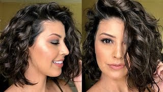 How To Style Short WavyCurly Hair [upl. by Jolanta]