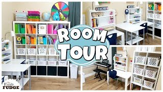 NEW Homeschool Room Tour  Classroom Organization 2018 🍎 [upl. by Blakely410]