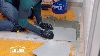 How To Tile a Bathroom Floor [upl. by Nalda]