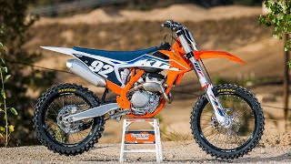 2022 KTM 250SXF TESTED  Motocross Action Magazine [upl. by Etram671]