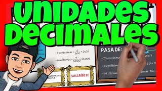 ✅ Que Son los NÚMEROS DECIMALES ❓► EXPLICACIÓN para NIÑOS de PRIMARIA [upl. by Estren69]