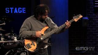 Victor Wooten wows with his performance of The Lesson solo live on EMGtv [upl. by Azmuh571]