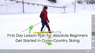 Beginner Cross Country Ski Lesson [upl. by Lymn]