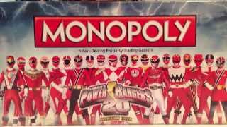 Power Rangers Monopoly 20th Anniversary Edition Power Rangers 20 [upl. by Auop174]