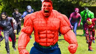 Red Hulk VS The Avengers [upl. by Nnylarej]