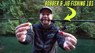 Bobber amp Jig Fishing 101  EVERYTHING You Need To Catch Fish [upl. by Acinoda]