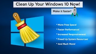 How to Clean Windows 10 Make Your PC Faster [upl. by Jezabel]