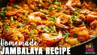 Classic Jambalaya Recipe StepbyStep  HowToCookRecipes [upl. by Patty]