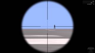 Sniping basics Finding the distance and adjusting the scope height [upl. by Nyloj]