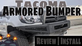 2nd Gen 0415 Tacoma Hooke Road Aftermarket Bumper  Install and Review [upl. by Vander372]