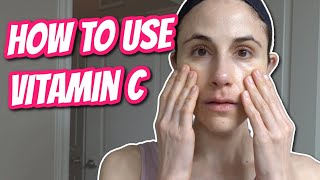 Vlog How to use Vitamin C serum Dr Dray [upl. by Nyltyak]