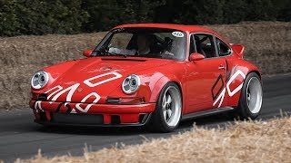 Porsche 911 Singer DLS Sound a 18 million restored 964 w 500hp Air Cooled NA Flat6 [upl. by Cilurzo]