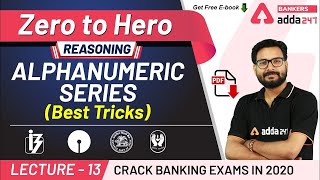 Alphanumeric Series Reasoning Tricks  Adda247 Banking Classes [upl. by Foah]