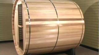 Product Tour Almost Heaven Cedar Barrel Sauna [upl. by Simaj217]