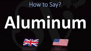 How to Pronounce Aluminum CORRECTLY [upl. by Olsewski673]